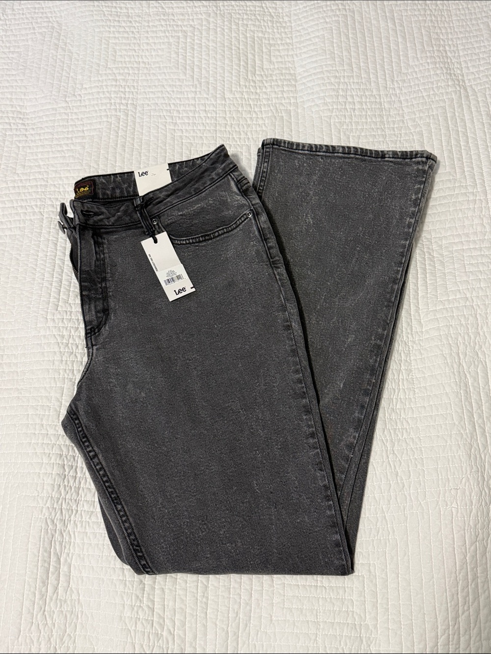 Lee Mid-Rise The Boot Washed Charcoal Jeans